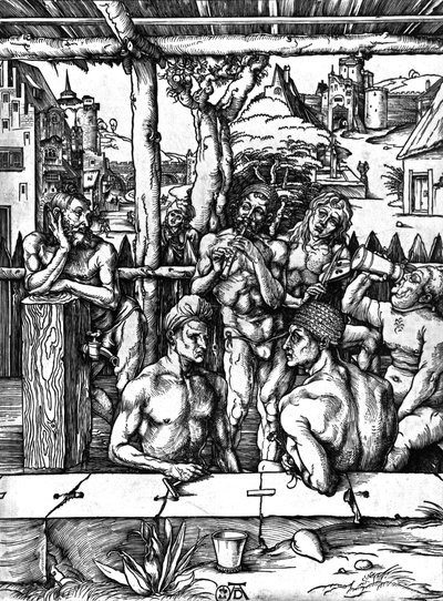Il bagno degli uomini, c.1498 da Albrecht Dürer